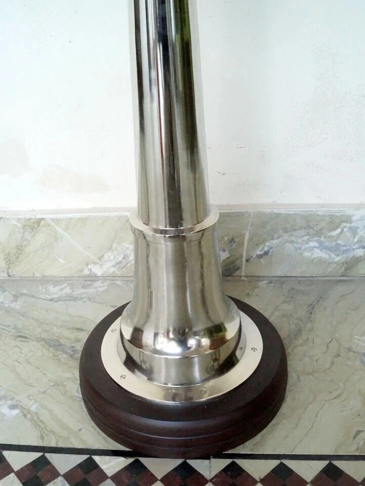 Antigo 42" navio telégrafo motor capitão decoração náutica colecionável marítimo - Imagem 2 de 4