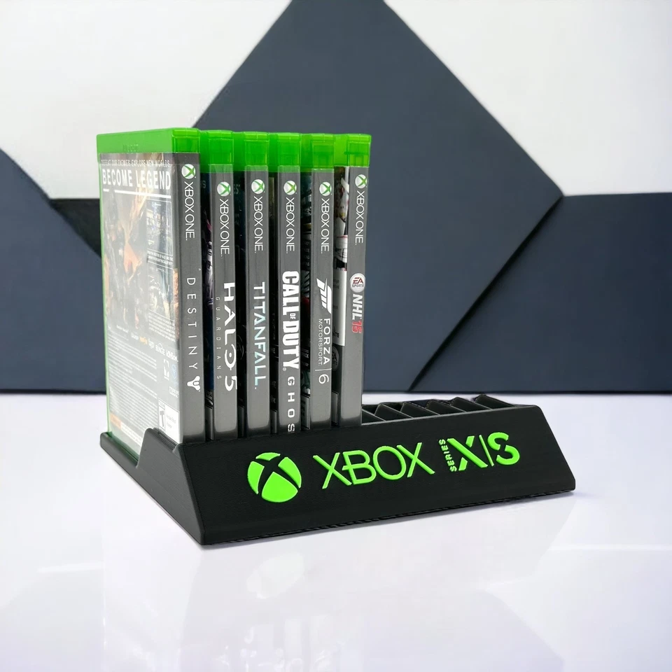 Soporte para juegos Xbox Series X|S y Xbox One | Tiene capacidad para 12 juegos/Plástico rígido HECHO EN EE. UU. Foto 2 de 2