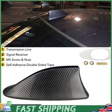New Carbon Fiber Roof Fin Shark Antenna Car Fm/Am Aerial Radio Signal Universal