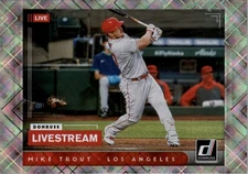2021 Donruss Livestream Diamond #1 Mike Trout - BB