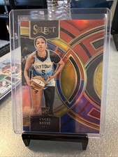 2024 Panini Select WNBA - Premier Level Angel Reese #147 Red & Blue Prizm /399 