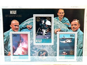 Niue 1979 Sc. 257a, Space, Apollo II, Moon Landing, SS, MNH, OG, XF