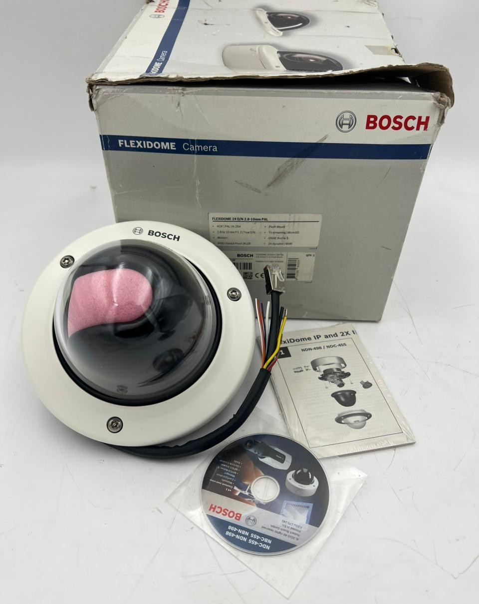 BOSCH NDN-498V03-11P /2XD/N 2.8-10MM PAL FLEXIDOME CAMERA