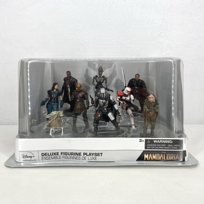 Disney Star Wars The Mandalorian Deluxe Figurine Playset 9 Pieces New In Box