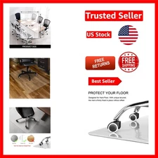 36x48 Clear Chair Mat for Hard Floors - Ergonomic Office Protection Solution