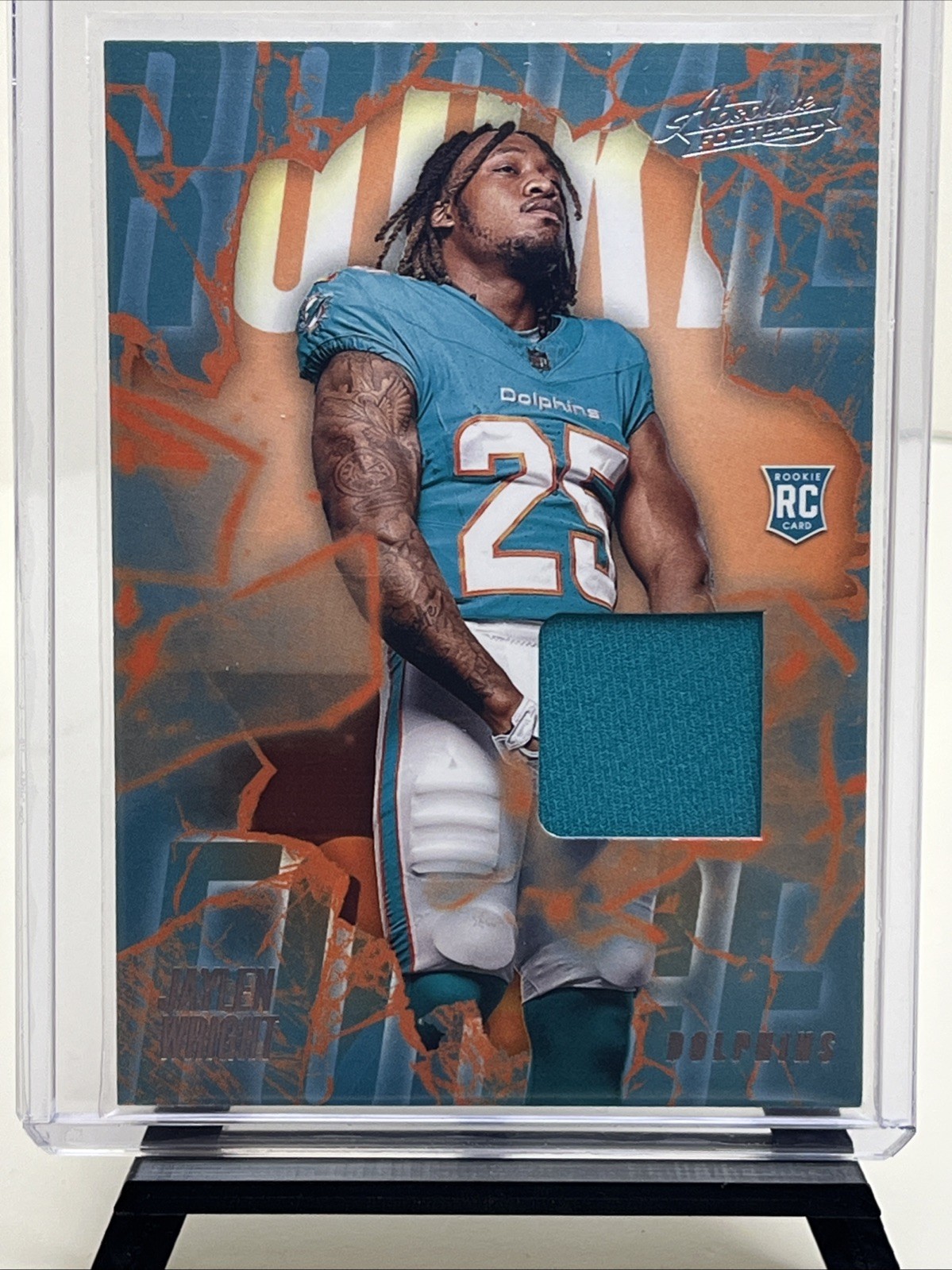 2024 Panini Absolute - Rookie Force Jaylen Wright #RF-JWT (MEM, RC)