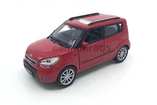KIA Soul 1:34-1:39 DIECAST Car Cream / Blue Gray/ Red Model COLLECTION New