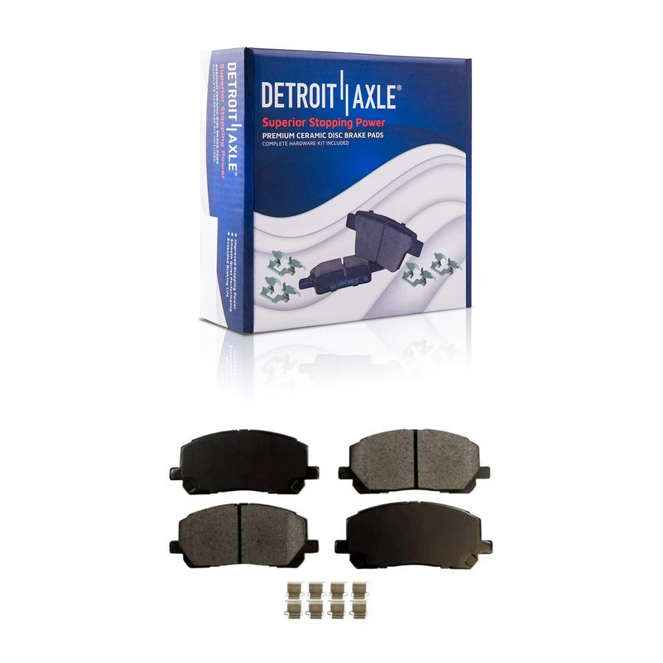 Front Brake Calipers w/Bracket + Brake Pads for 2001 2002-2007 Toyota Highlander - Image 3 of 4