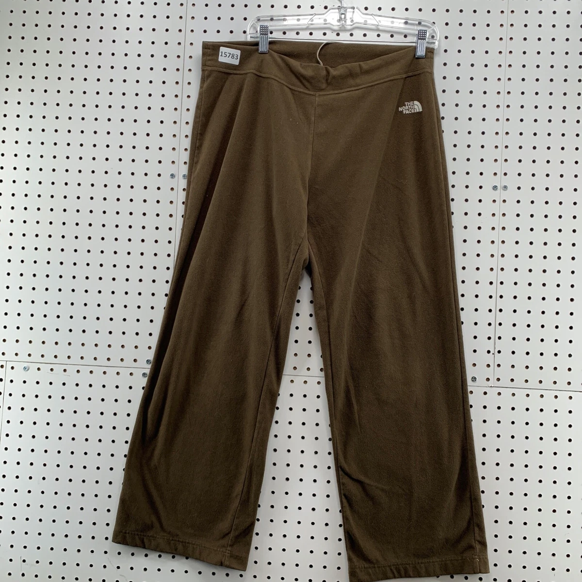 The North Face Women's Large Brown Fleece Lounge Pants Brown TKA 100  Sweatpants