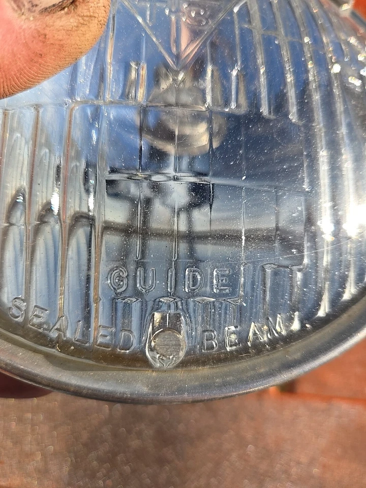 Faro vintage 3x años 60 CHEVROLET GM con anillos de ajuste biseles IMPALA Bel Air Foto 4 de 4