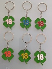 Portachiavi 18 anni in metallo Bomboniera Segnaposto Gadget Compleanno 
