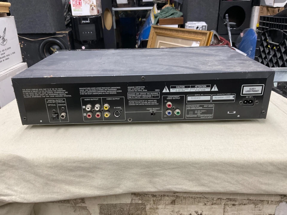 Reproductor de DVD Kenwood DVF-5020 (SOLO PIEZAS) Foto 3 de 4