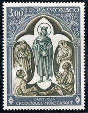 STAMP / TIMBRE DE MONACO N° 818 ** ART / TABLEAUX / SAINT LOUIS
