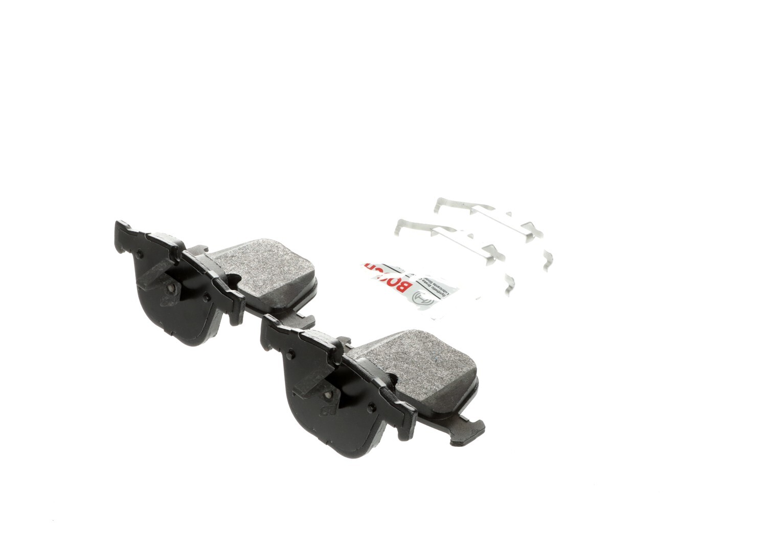 For 2003 Bentley Continental Bosch Semi-Metallic Brake Pads with Hdw Rear