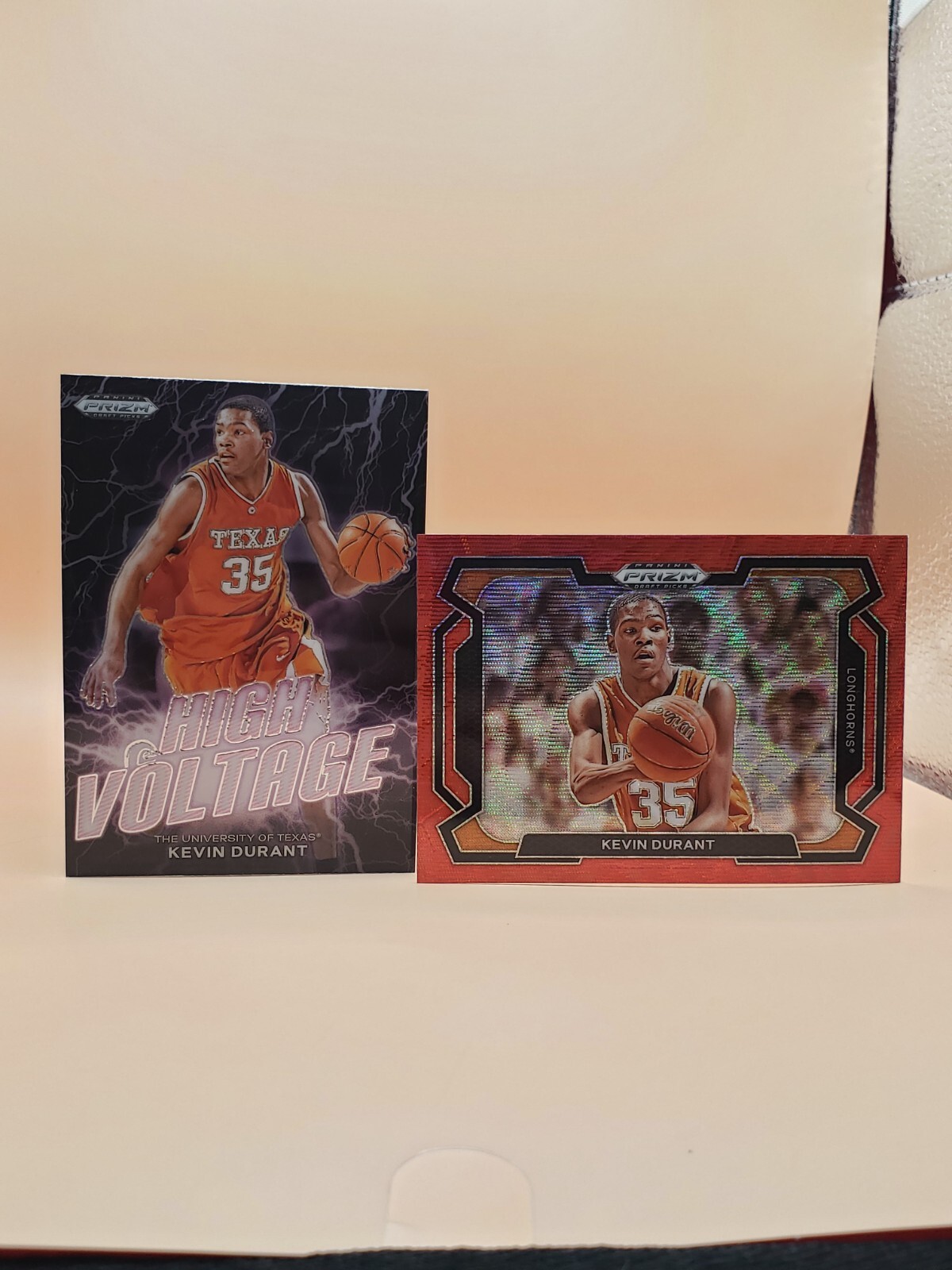 2024 Panini Prizm Draft Picks High Voltage Kevin Durant + Red Wave Variation