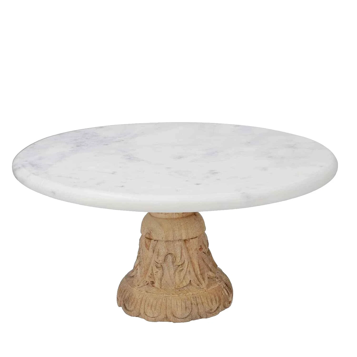 Деревянные белые подставки для тортов