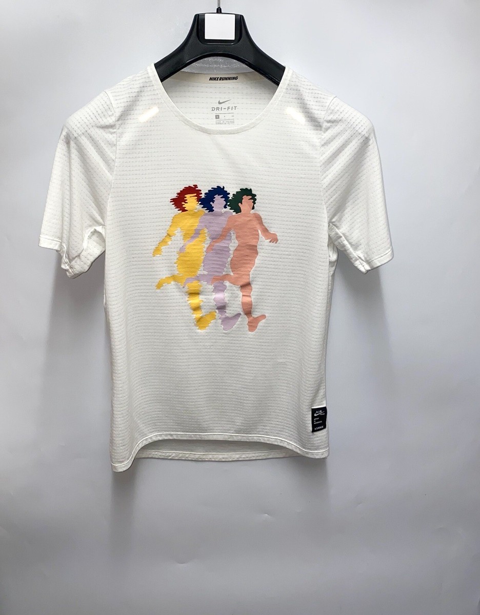 Nike Running Miler Dri-Fit T-Shirt Tech Knit Rise 365 Small
