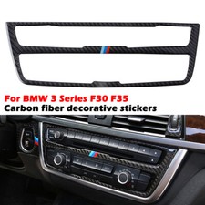 Vera fibra di carbonio per BMW F30 F31 F34 F36 accessori pannello CD interno centrale
