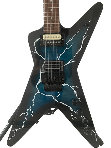 Grover Jackson Dinky R.Head Blue Made in Japan ST Type Solid