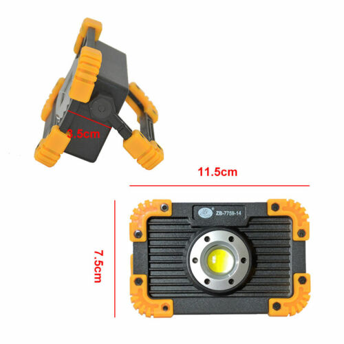 30W LED Rechargeable Cordless Work Site Flood Light Mobile Portable Camping Lamp - Picture 3 of 12