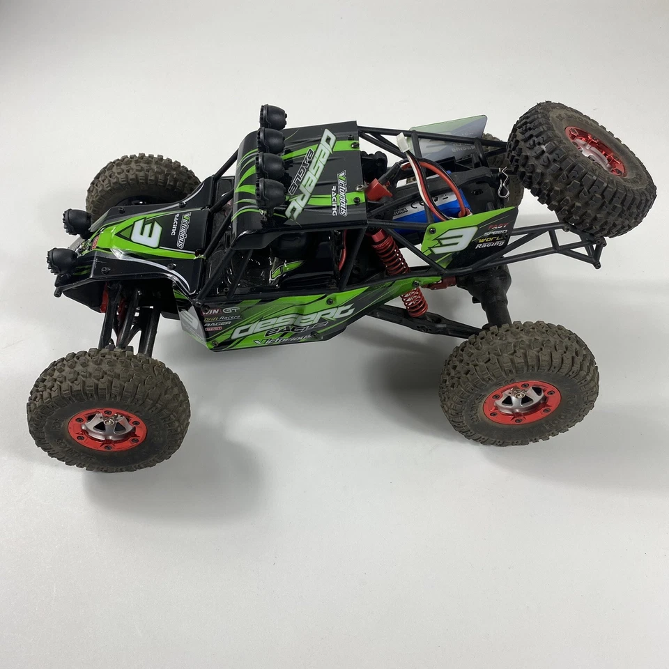 Desert Eagle-3 Brushed 1:12 RC Model Car Electric RC Buggy 4WD RTR Green 4WD - Image 2 of 4