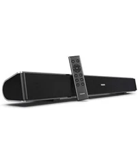 Soundbar, TENKER 32-inch Wired and Wireless Bluetooth 2-Channel Soundbar, Home
