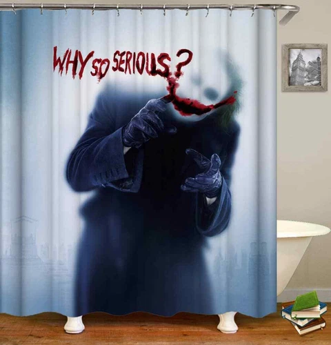 Write English With Fingers3D Shower Curtain Polyester Bathroom Decor Waterproof - Bild 2 von 6