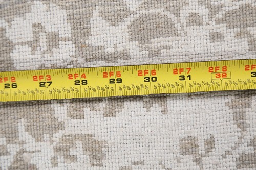 Versace Design Art & Craft SILVER/ BEIGE Runner Rug Wool/ Silk Hand-knotted 3x10 - Picture 12 of 12