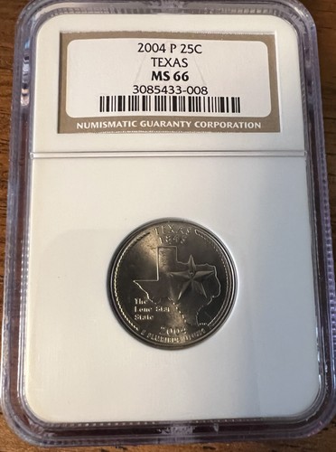 2004-P Texas State Quarter – Brilliant Uncirculated – U.S. Mint Original
