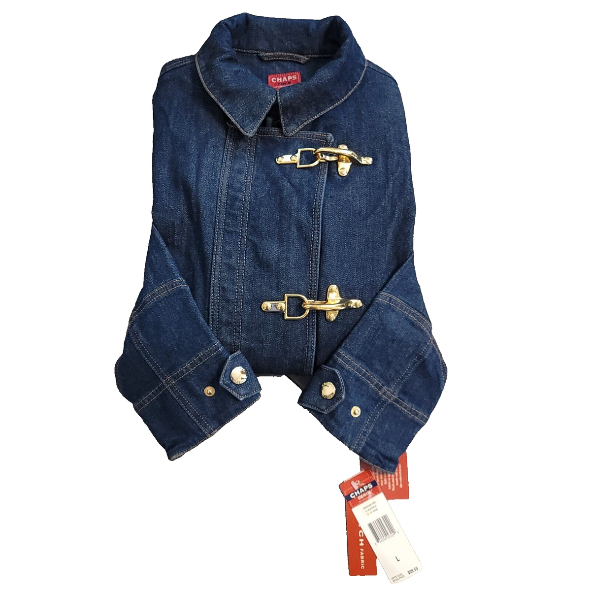CHAPS Denim Jean Jacket Women 