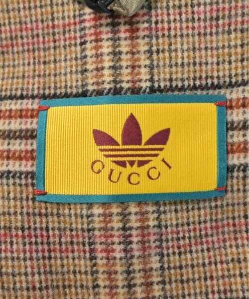 Near Mint!! GUCCI x adidas Tailored Jacket 48 Beige Check Near Mint!! GUCCI x adidas Tailored Jacket 48 Beige Check