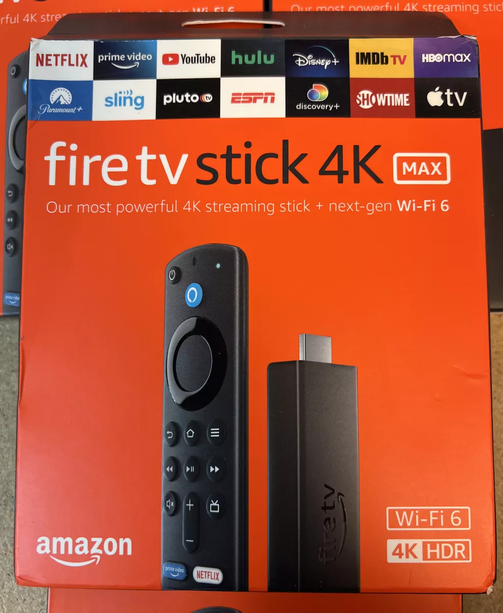 Fire TV Stick 4K MAX 2021 Streaming device WiFi-6 Alexa Voice Remote  New