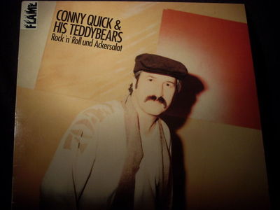 12'' LP CONNY QUICK & HIS TEDDYBEARS - Rock'n'Roll&Ackersalat  FL44.050(1980 Ger)