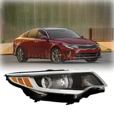 Passenger Side Headlight For 2016 2017 2018 Kia Optima Right Headlamps No LED