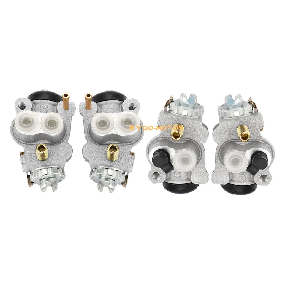 Front Brake Wheel Cylinders All 4 W/Shoes For Honda Rancher 350 - Foto 3