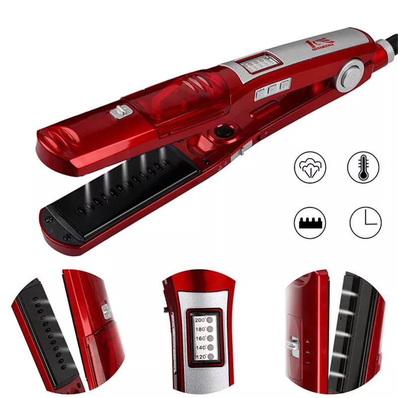 Water clearance steam straightener