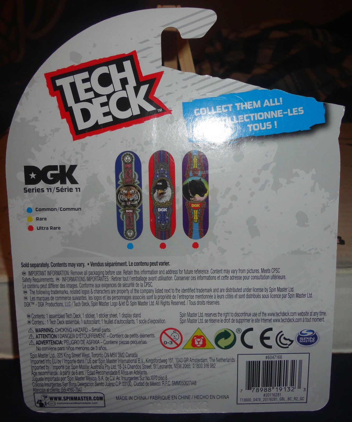 Tech Deck Rarest Board Tech Deck Ultra Rare DGK Series 11 / 3 Stevie | eBay