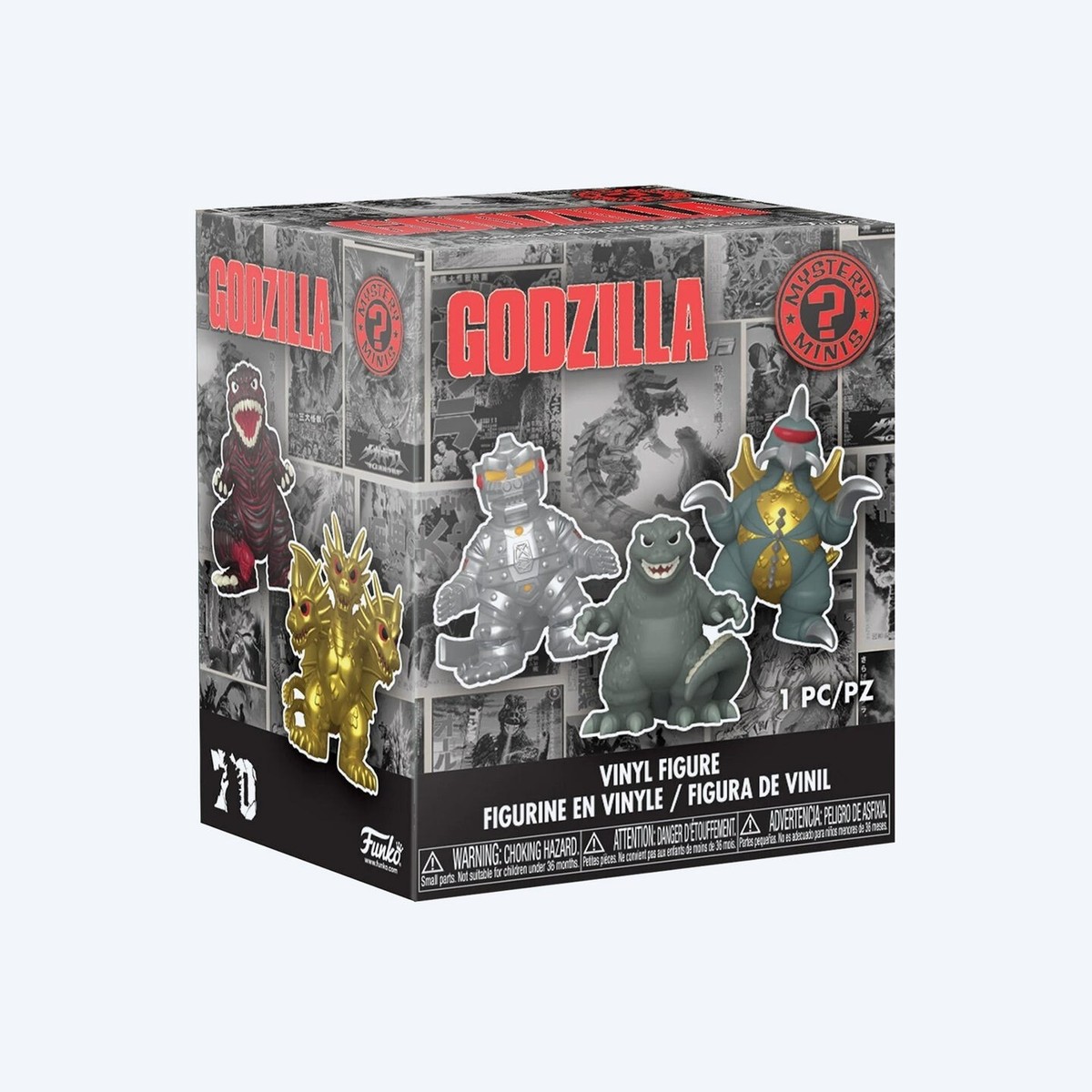 GODZILLA 70TH ANNIVERSARY MYSTERY MINIS MINI-FIGURE FUNKO +