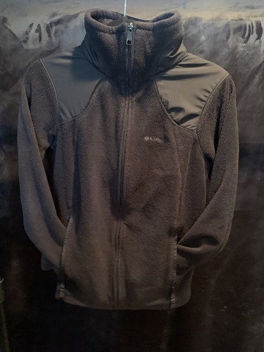 Columbia Black Full Zip Fleece Jacket 