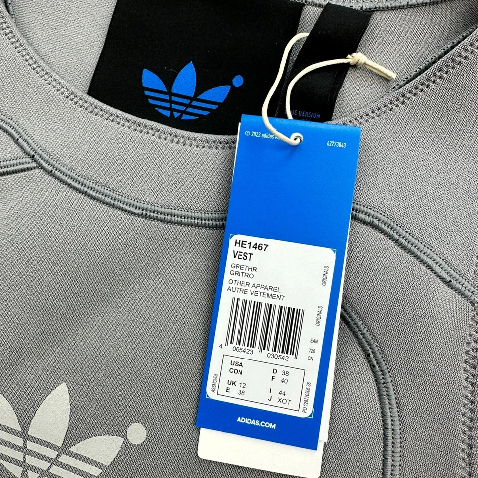 Adidas Blue Version Vest Damen Gr. 30 32 34 36 38 40 42 44 Weste Originals Shirt - Bild 4 von 4