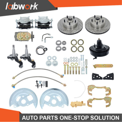 Labwork Body Disc Brake Conversion Kit For GM A, F, X Camaro, Chevelle, Nova