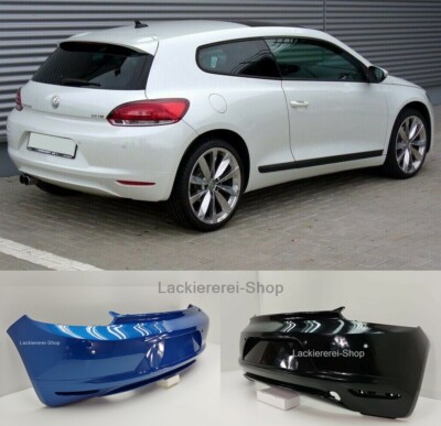 STOßSTANGE HINTEN LACKIERT IN WUNSCHFARBE NEU für VW Scirocco 2008 2014