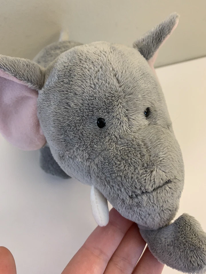 Juguete de peluche de peluche Russ Baby Elephant Big Trunk Lovey Nursery Foto 4 de 4