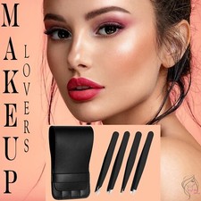 Eyebrow Hair Pluckers 4-Pack Professional Tweezers Set Stainless Steel Multi