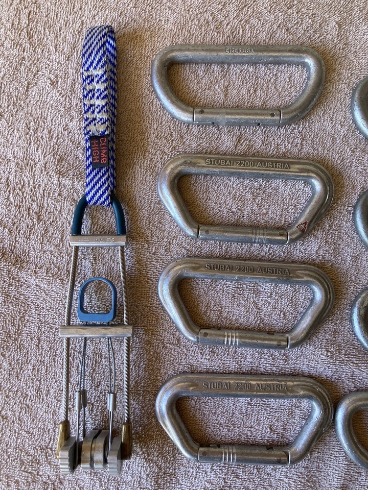VINTAGE ROCK CLIMBING GEAR CHOUINARD SMC CLOG BONAITI HB EVERYTHING YOU