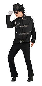 NEU Michael Jackson Erwachsene Deluxe Bad Jacke Größe XL Kostüm offiziell lizenziert - Bild 1 von 1