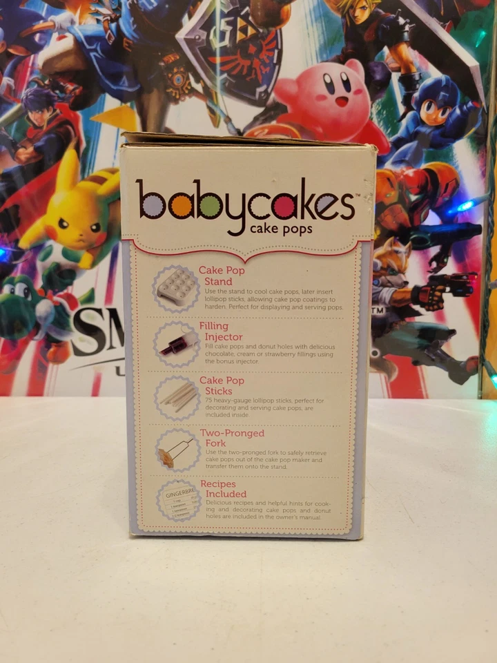 Open-Box Babycakes Cake Pop Donut Hole Maker Kit Makes Dozen Cakes - Изображение 2 из 4
