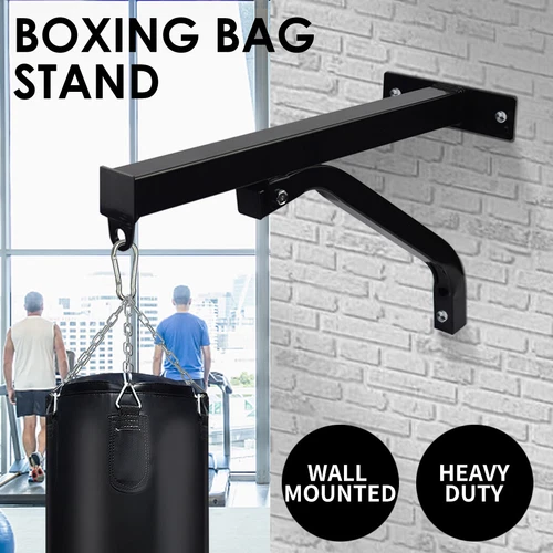 Heavy Duty Boxing Bag Stand Wall Mount Bracket Punch Bag Holder Kick Training TT - Picture 1 of 11