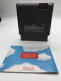 J4 Super Mario Bros 2 Nintendo NES Cartridge W/ Manual Authentic / Free Shipping