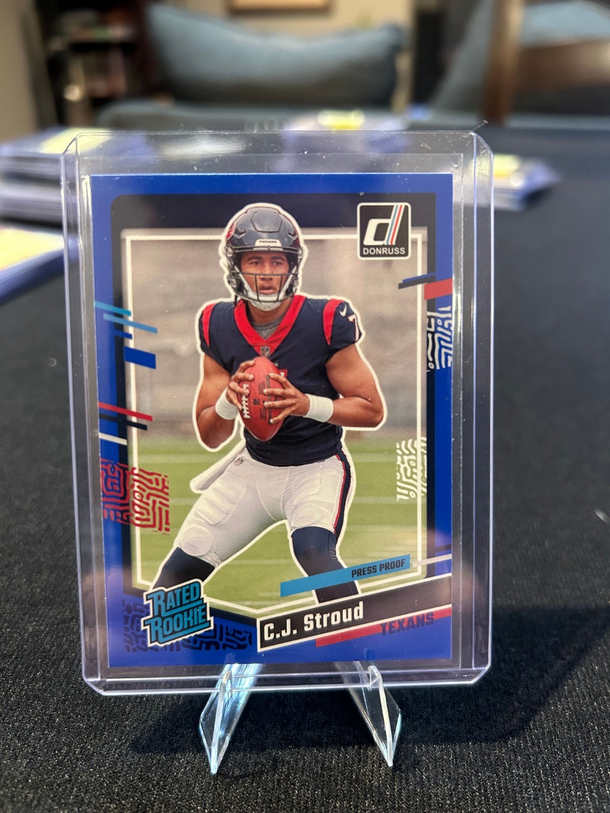 2023 Panini Donruss - Rated Rookie C.J. Stroud #339 Press Proof Blue (RC)